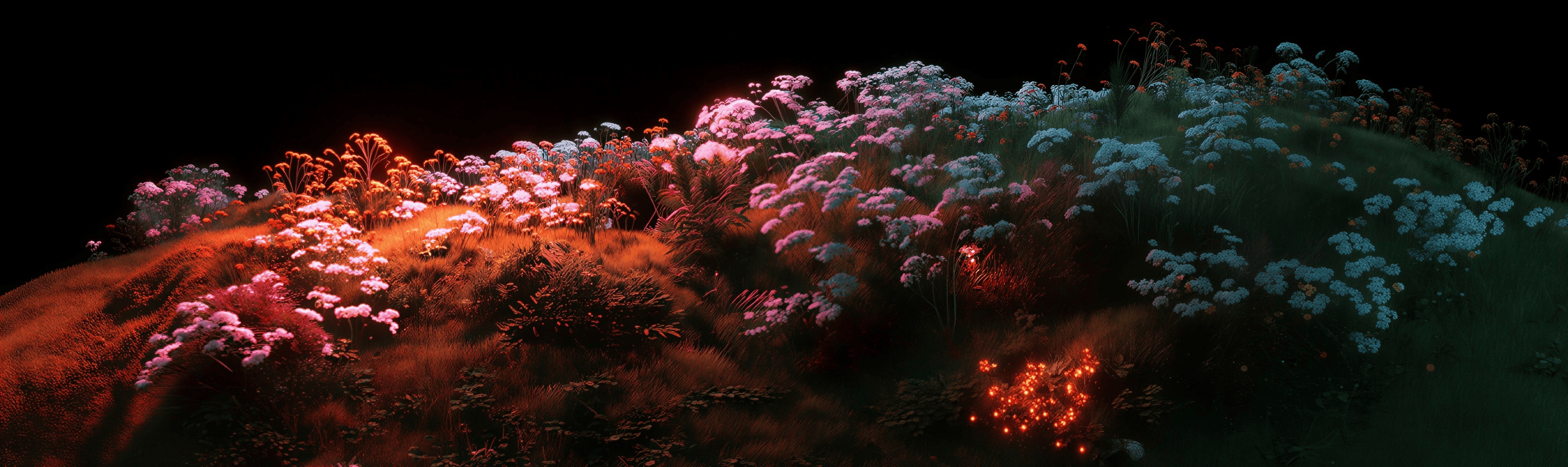 Bioluminescent landscape